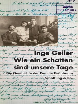 cover image of Wie ein Schatten sind unsere Tage